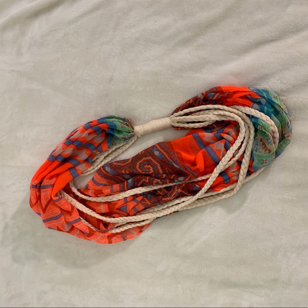 Graphic Infinity Scarf